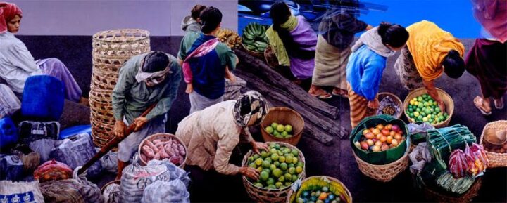 1238　チューシン・スティアディカラ「キンタマニ市場２」1996-99